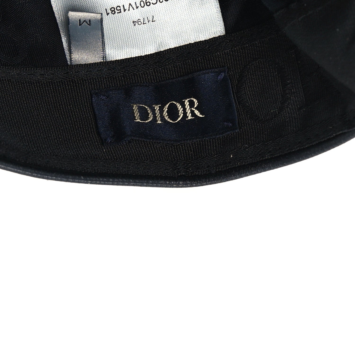 Christian Dior Cotton Oblique Jacquard Baseball Cap M Blue 8 of 9