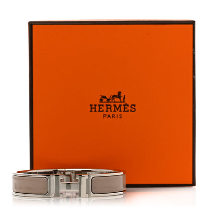 Hermes Enamel Narrow Clic Clac H Bracelet PM Marron Glace 5 of 5
