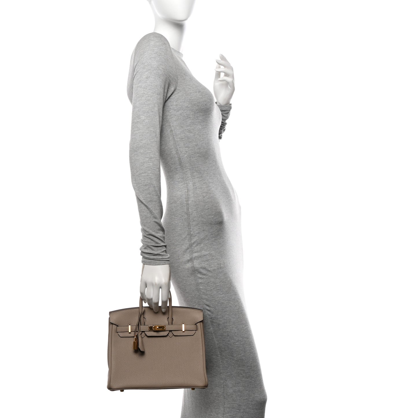 Togo Birkin 25 Gris Tourterelle