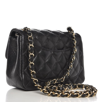 Chanel Caviar Quilted Mini Square Flap Black 3 of 8