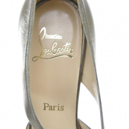 Christian Louboutin Leather Scissor Girl 120 Platform Peep Toe Pumps 38 5 of 7