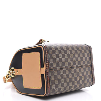 Louis Vuitton Transformed Damier Ebene Time Trunk Speedy Bandouliere 25 Black 5 of 11