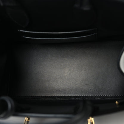 Salvatore Ferragamo Calfskin Mini Hug Bag Black 5 of 9