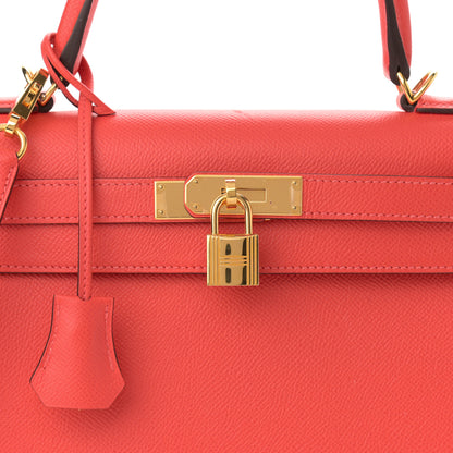 Hermes Epsom Kelly Sellier 28 Rose Jaipur 8 of 12