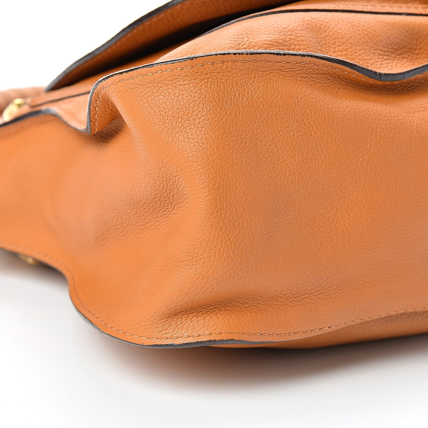 Calfskin Medium Marcie Satchel Light Tan