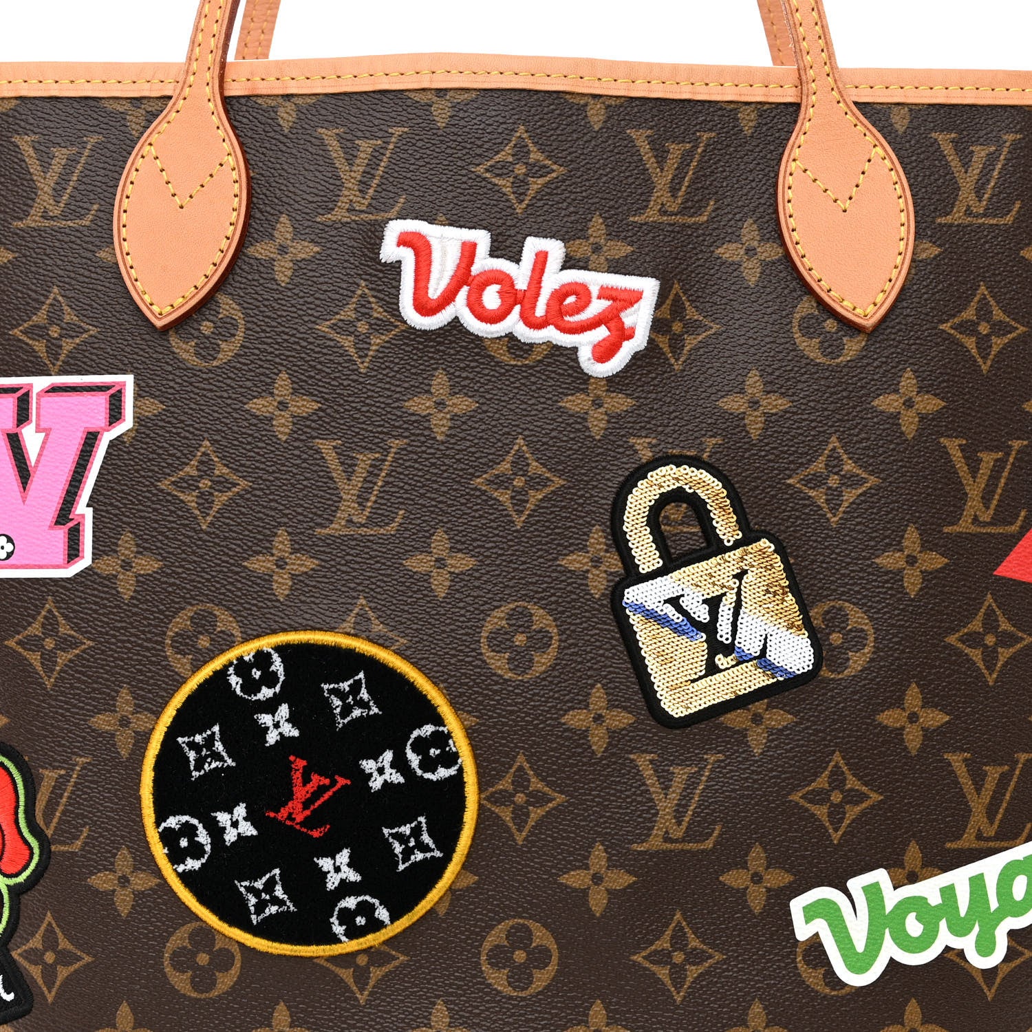 Louis Vuitton Monogram Travel Stickers Neverfull MM 11 of 18