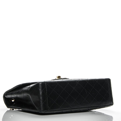 Chanel Lambskin Quilted XL Jumbo Single Flap Black 4 of 11