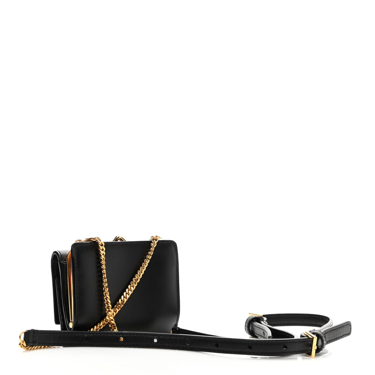 Smooth Calfskin Monogram Rider Belt Bag Black