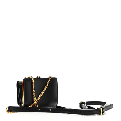 Saint Laurent Smooth Calfskin Monogram Rider Belt Bag Black 3 of 11