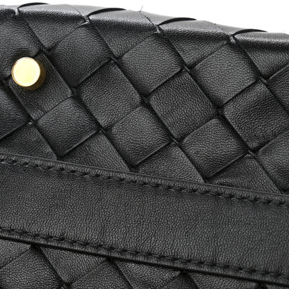 Bottega Veneta Calfskin Nappa Intrecciato Candy Wallace Black 12 of 13