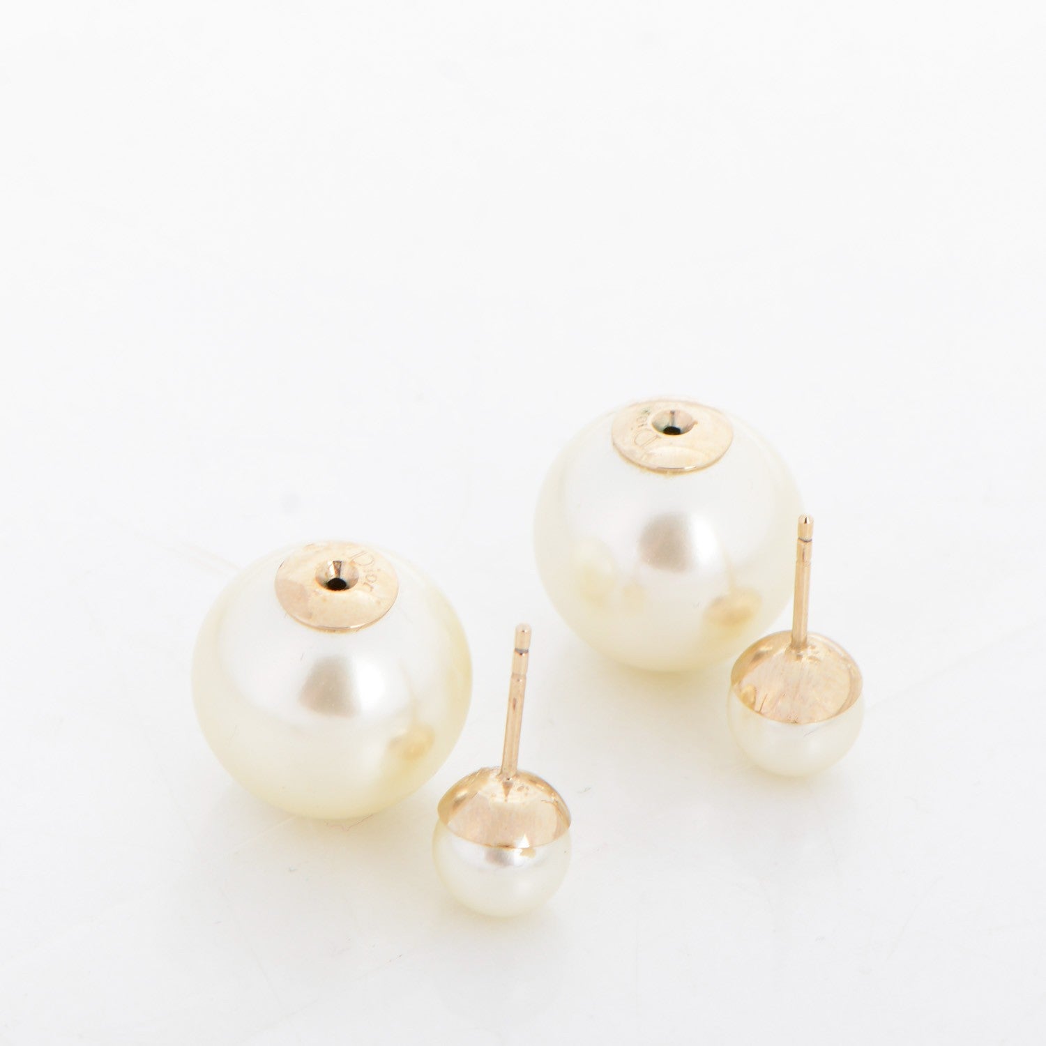 Christian Dior Pearl Mise En Dior Tribal Earrings 3 of 5