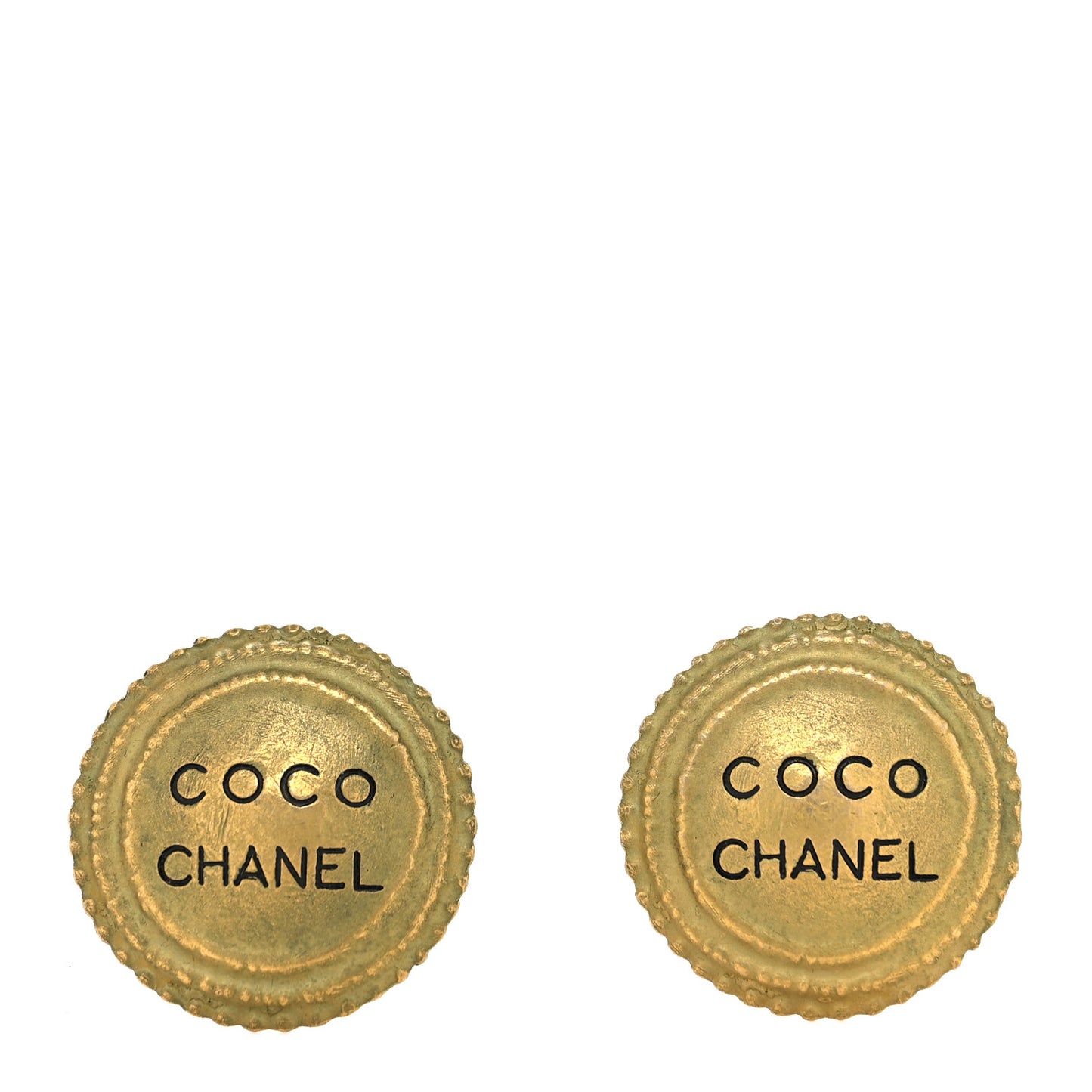 Coco Chanel Clip On Earrings Gold