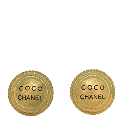 Chanel Coco Chanel Clip On Earrings Gold 1 of 4