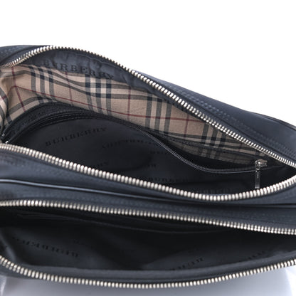 Burberry Nylon Zip Top Messenger Bag Black 4 of 7