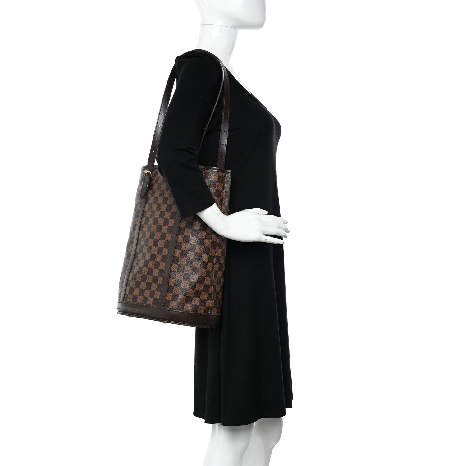 Louis Vuitton Damier Ebene Marais Bucket 36 3 of 12