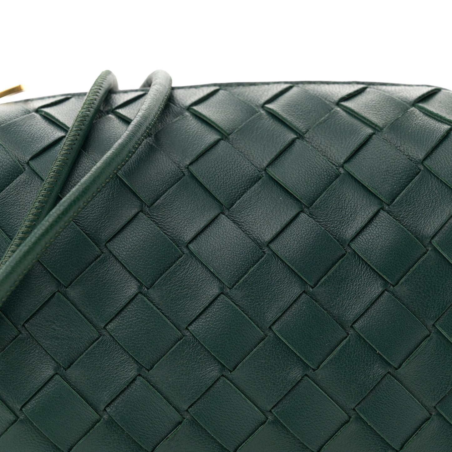 Nappa Intrecciato Mini Loop Camera Bag Raintree