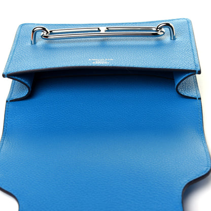 Hermes Evercolor Verso Roulis Slim Wallet Bleu Frida Rose Mexico 10 of 15