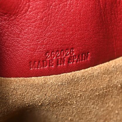Loewe Calfskin Mini Flamenco Knot Clutch Red 7 of 10