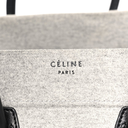 Celine Felt Medium Phantom Luggage Pearl Grey 6 of 10