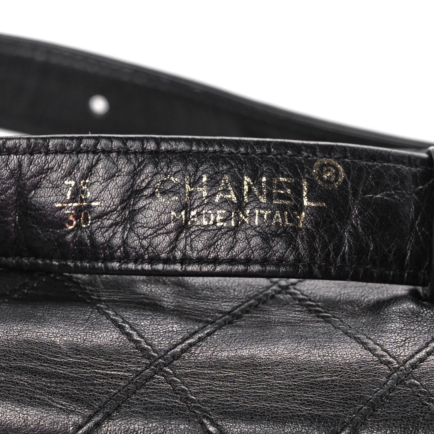 Chanel Calfskin Quilted Flap Waist Belt Bag 75 30 Black 10 of 11