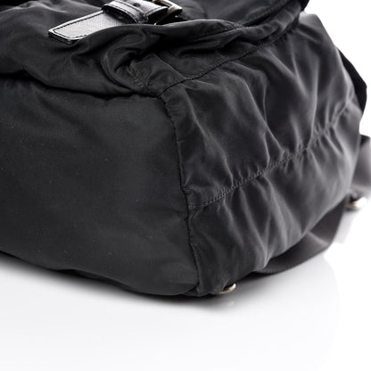 Prada Tessuto Nylon Saffiano Medium Backpack Black 6 of 9