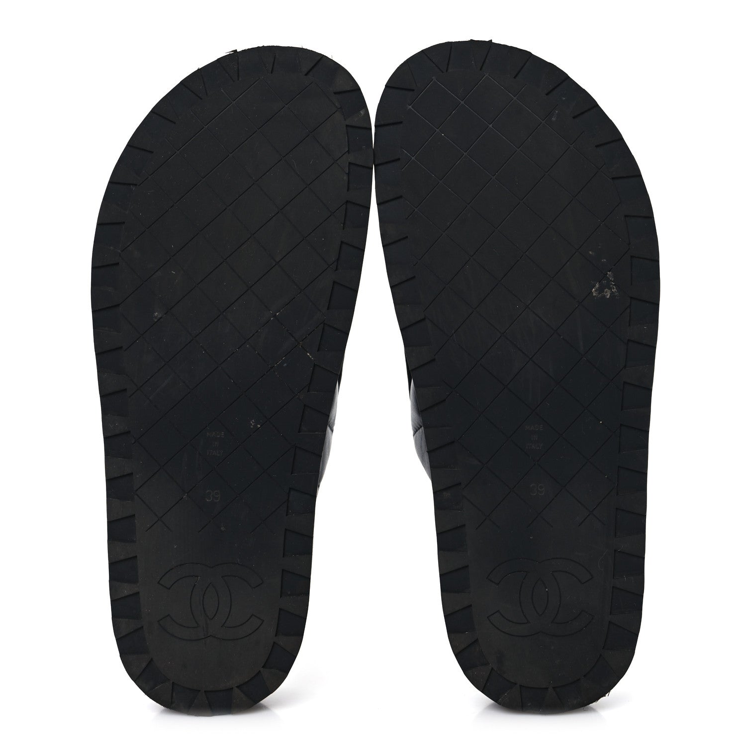 Chanel Lambskin Quilted CC Turnlock Mules 39 Black 6 of 10