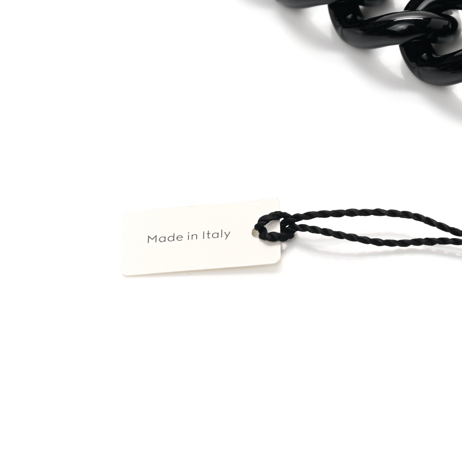 Gucci Varnished Metal GG Marmont Chain Belt Black 5 of 5
