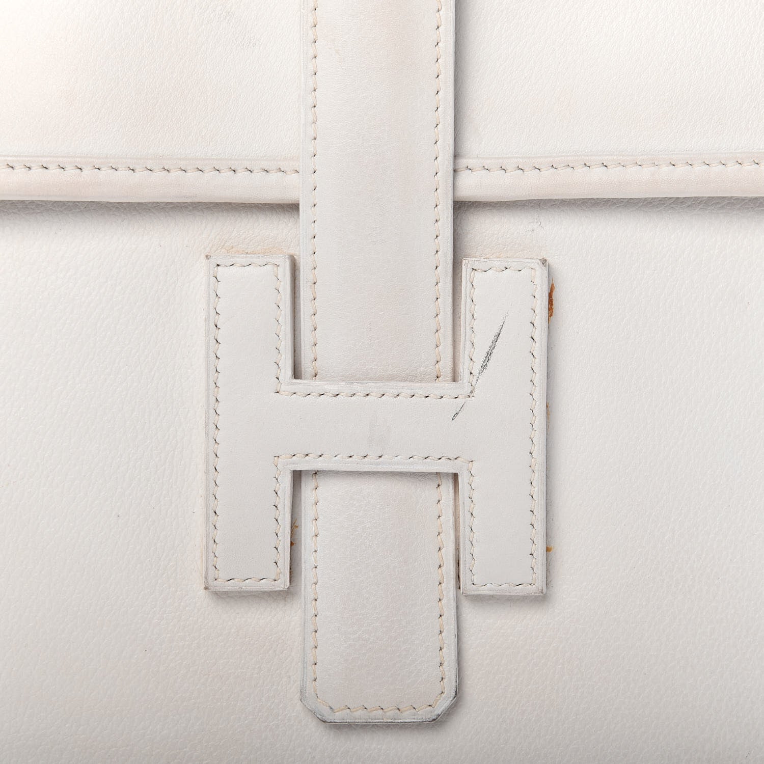 Hermes Evergrain Jige PM Clutch White 7 of 12