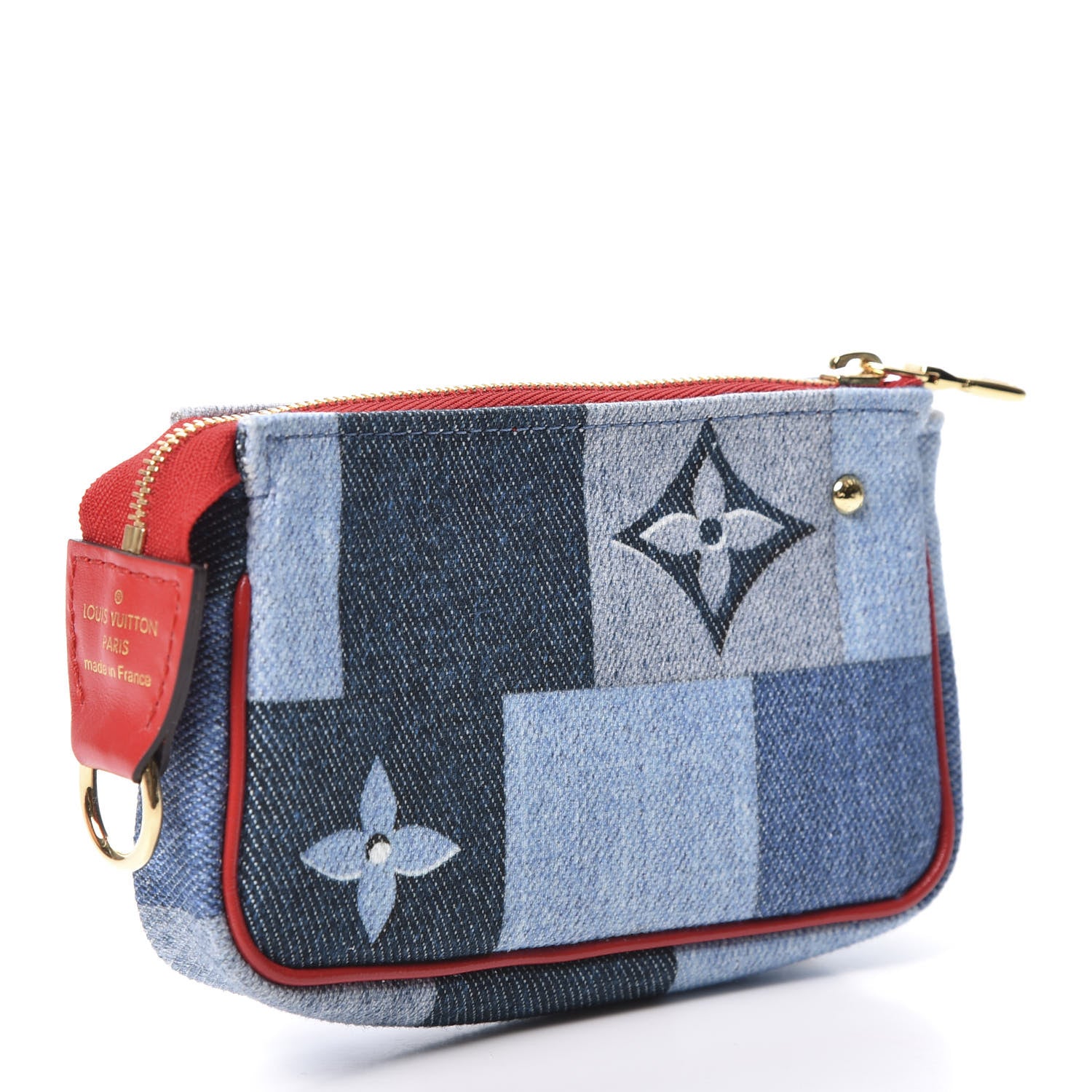 Louis Vuitton Denim Micro Pochette Accessories Denim Rouge 2 of 9