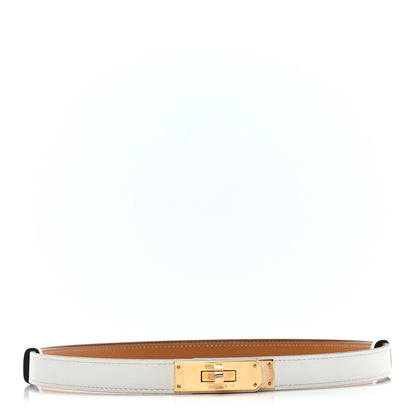 Hermes Epsom Kelly Belt White 1 of 4