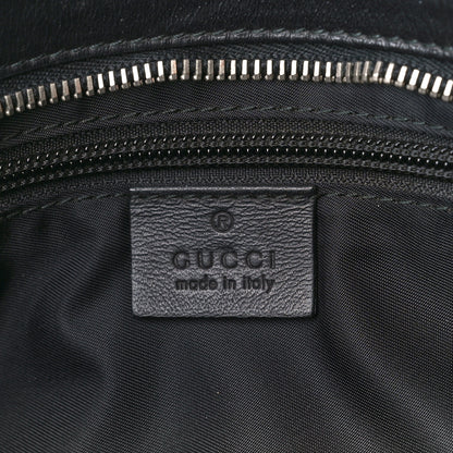 Gucci Guccissima Flat Messenger Bag Black 7 of 13