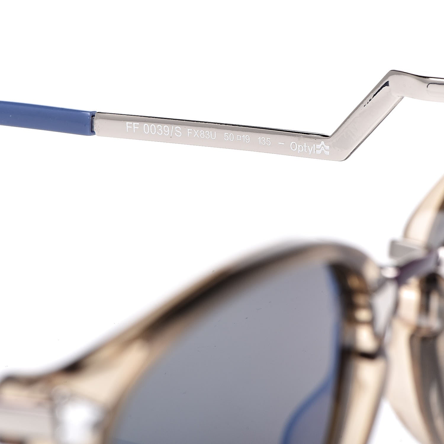 Fendi Iridia Sunglasses 0039/S Grey Blue 6 of 7