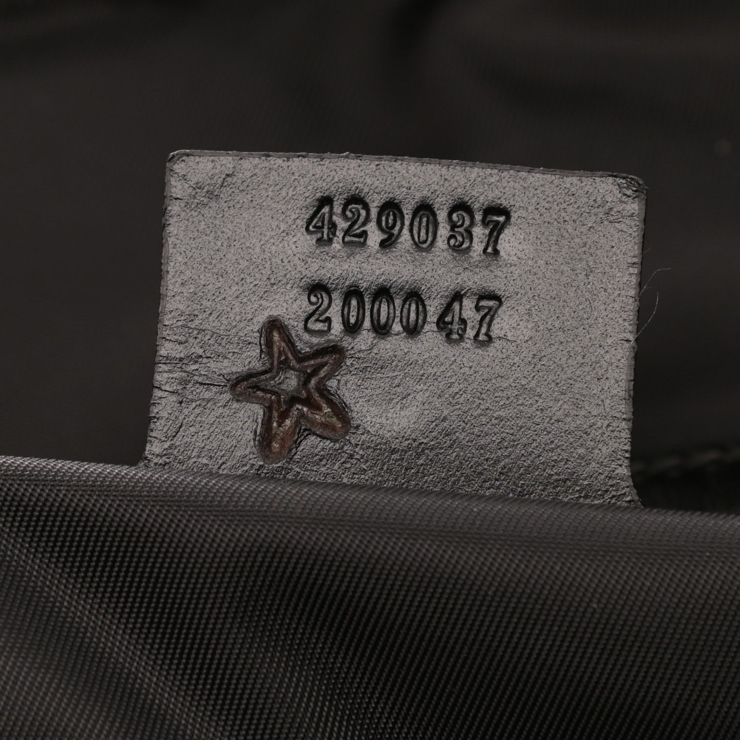 Techno Canvas GucciGhost Double Buckle Backpack Black New Acquamarine