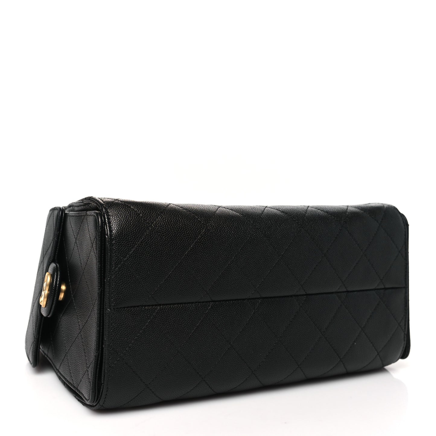 Caviar Quilted Small Chanel 25 Handbag Black