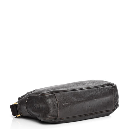 Prada Cervo Deerskin Crossbody Dark Brown 4 of 15