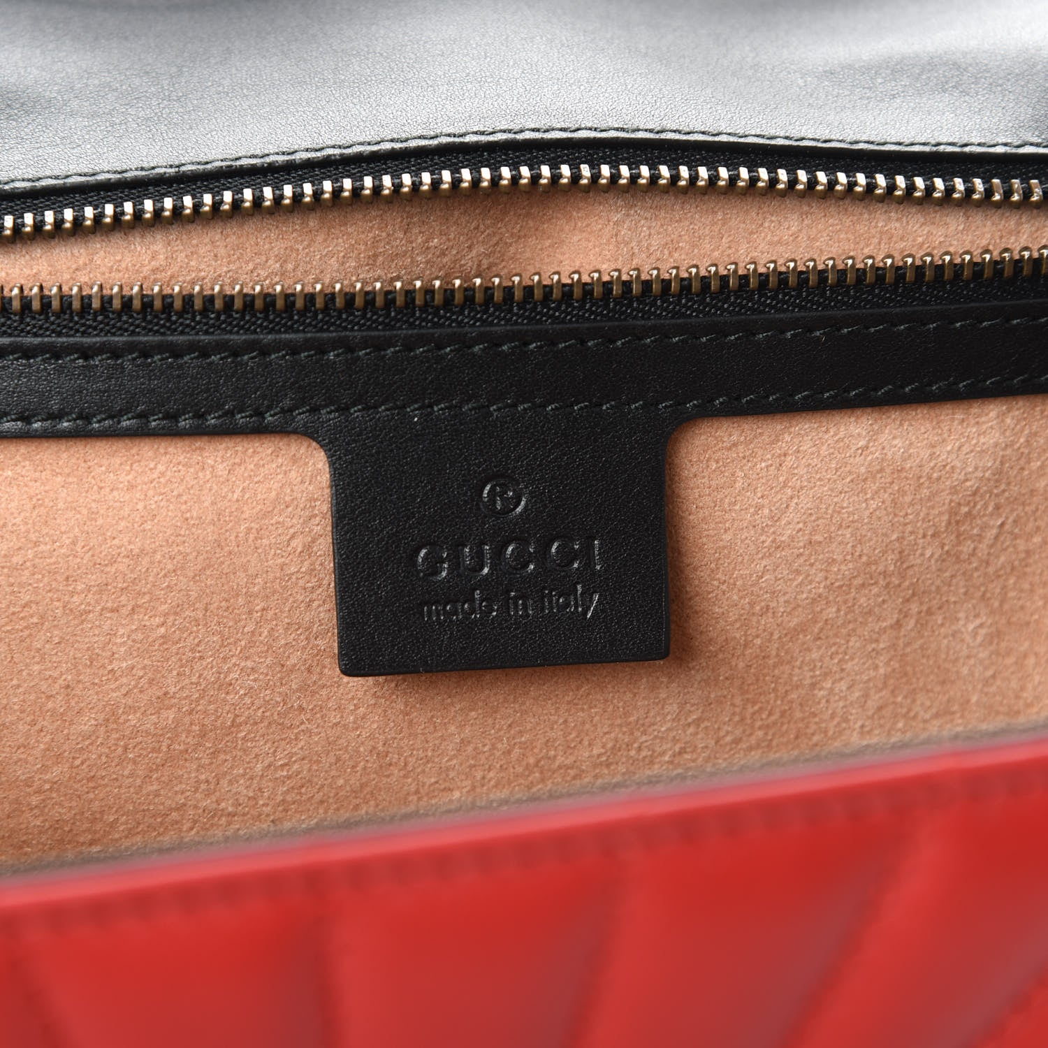 Gucci Calfskin Bamboo Trapuntata Queen Margaret Top Handle Bag Blue Agata Hibiscus Red Mystic White Sugar Pink 8 of 10