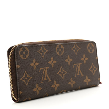 Louis Vuitton Monogram Clemence Wallet Fuchsia 3 of 8