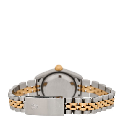 Rolex Stainless Steel 18K Yellow Gold Diamond 26mm Oyster Perpetual Datejust Watch Champagne 79173 3 of 6