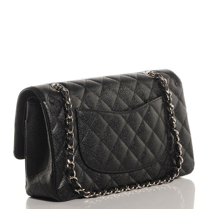 Chanel Caviar Quilted Medium Double Flap Black 3 of 8
