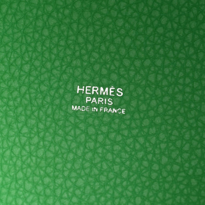 Hermes Taurillon Clemence Picotin Lock 18 PM Vert Comics 6 of 12
