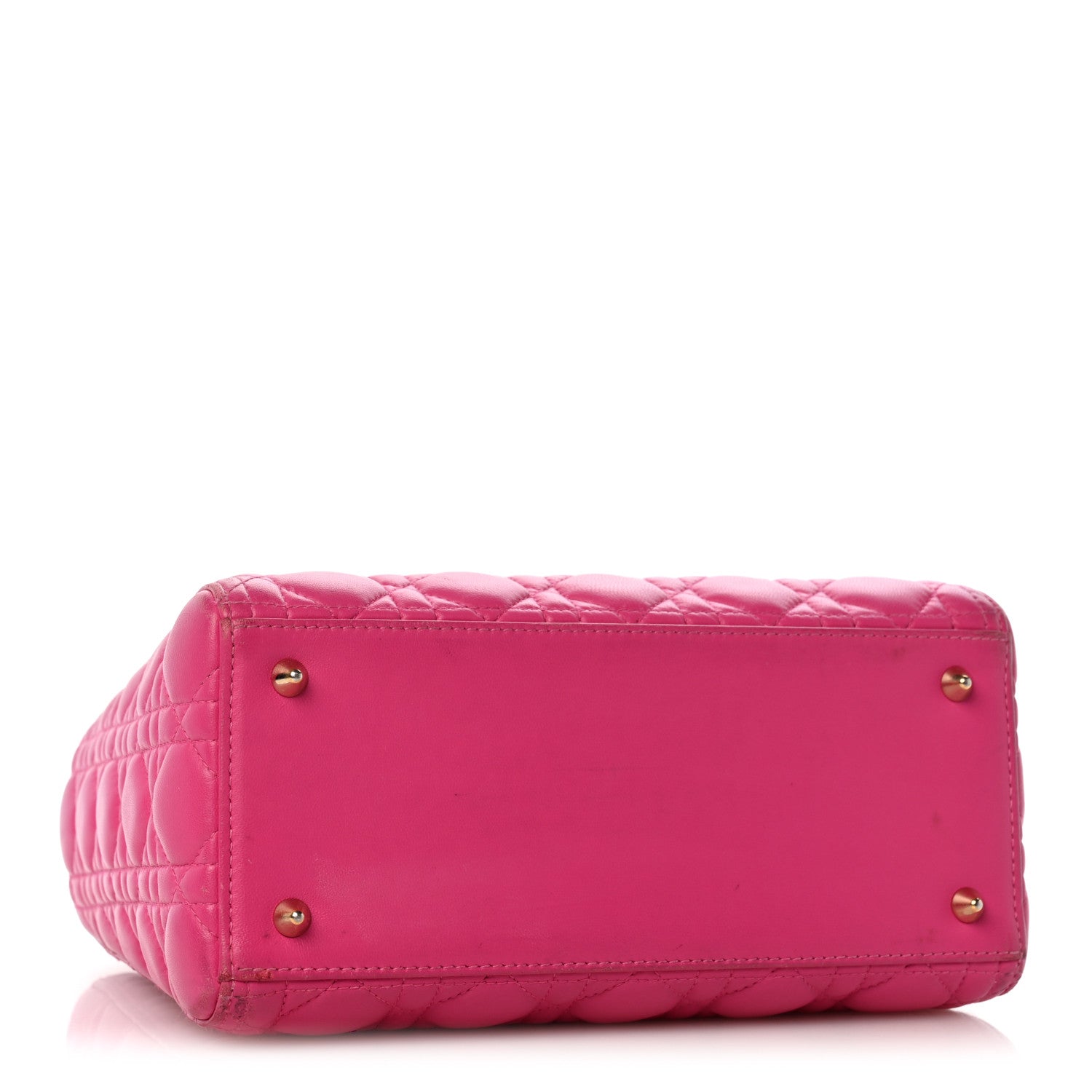Christian Dior Lambskin Cannage Medium Lady Dior Pink 4 of 13