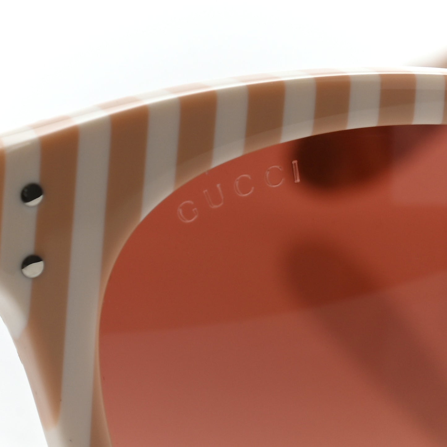 Cat Eye GG0569S Sunglasses White Pink