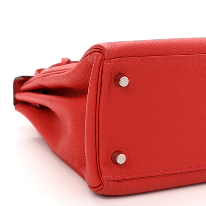 Hermes Togo Kelly Retourne 28 Rouge Casaque 11 of 14