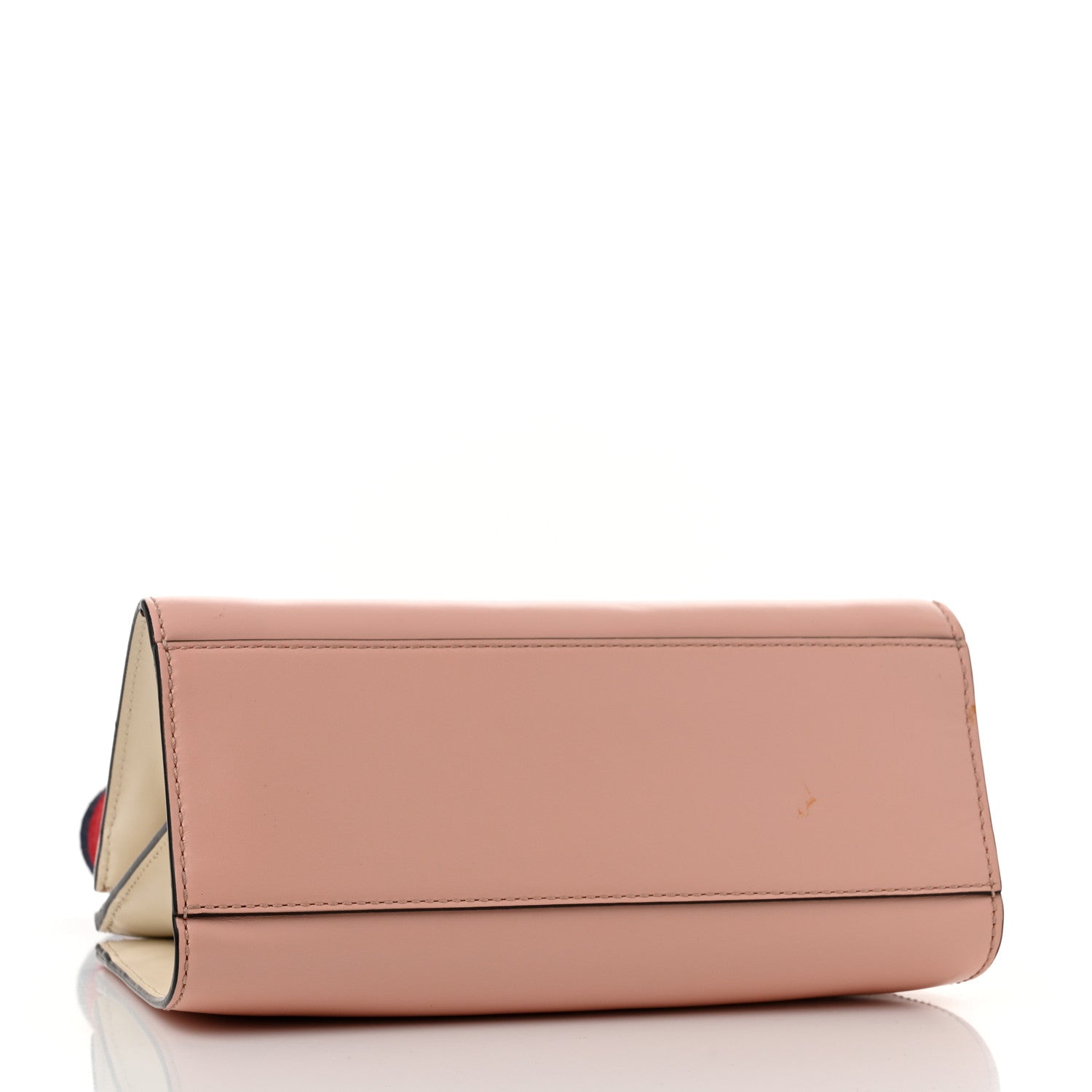 Gucci Nappa Bamboo Web Mini Nymphaea Top Handle Bag Perfect Pink Mystic White 4 of 15