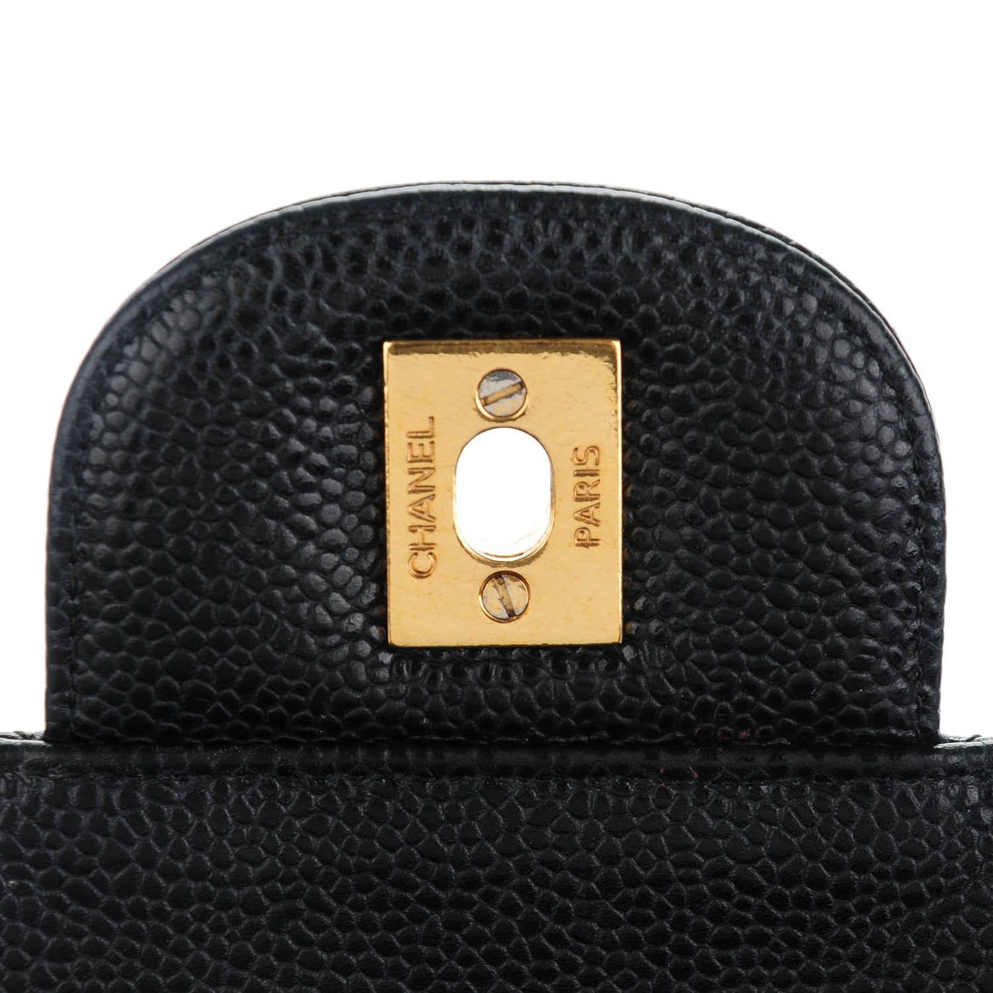 Caviar Quilted Maxi Double Flap Black