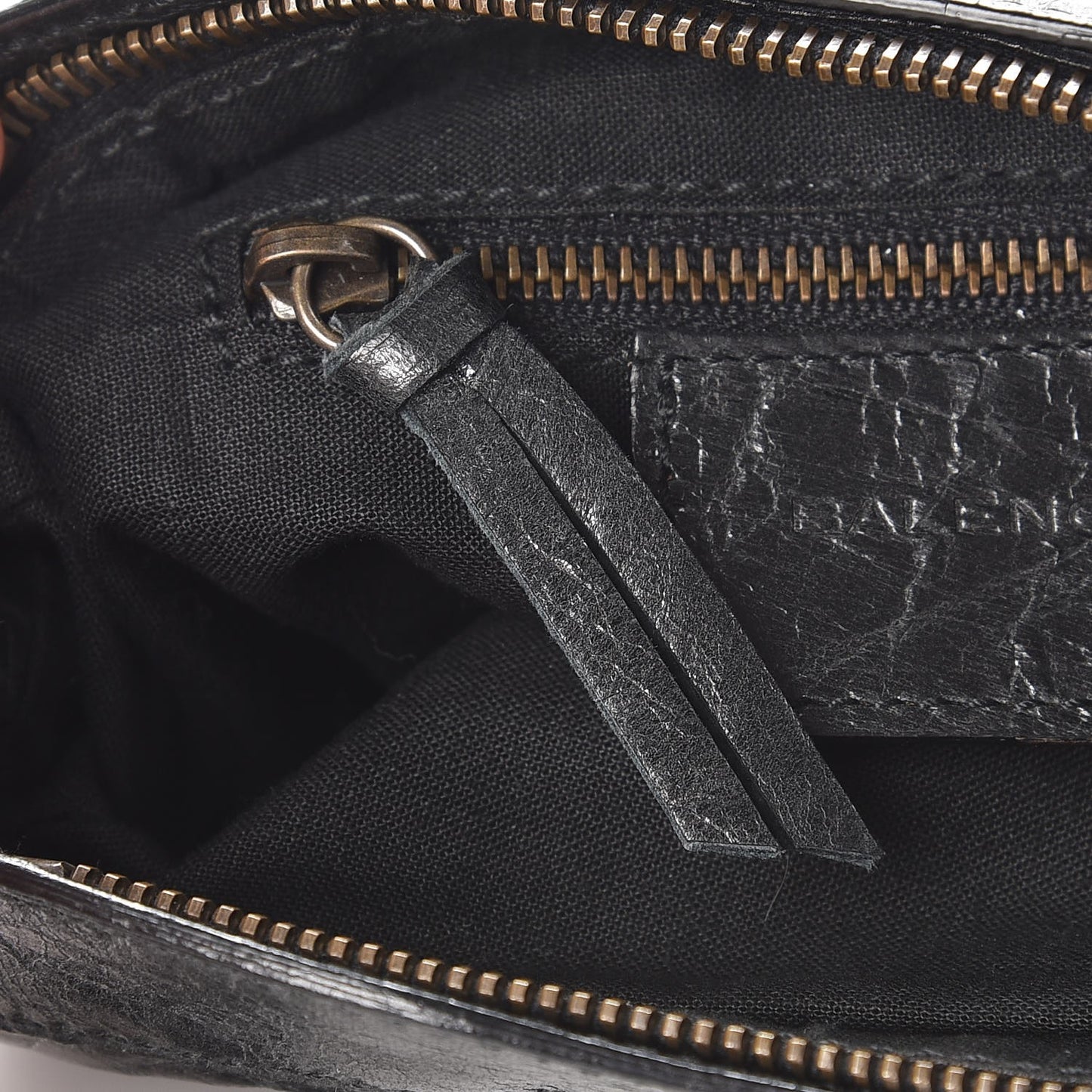 Chevre Classic Hardware Shoulder Bag Black