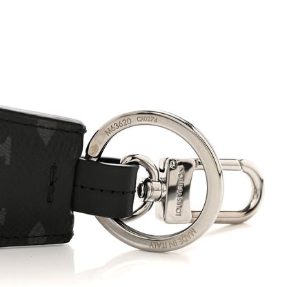 Louis Vuitton Monogram Eclipse Clochette Bag Charm Key Holder 4 of 4