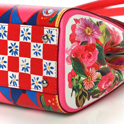 Dolce & Gabbana Dauphine Majolica Print Medium Miss Sicily Satchel Multicolor 9 of 12