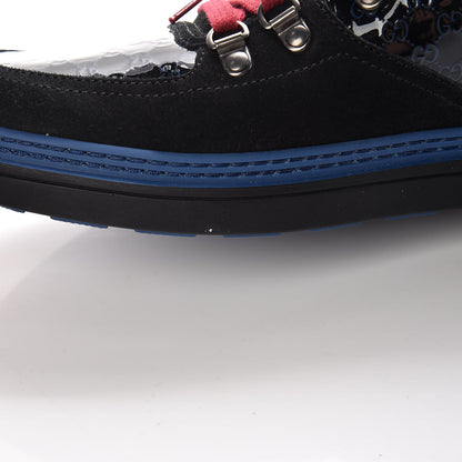 Gucci Suede Patent Guccissima Mens Softy Tek High Top Sneakers 8.5 Black 11 of 12