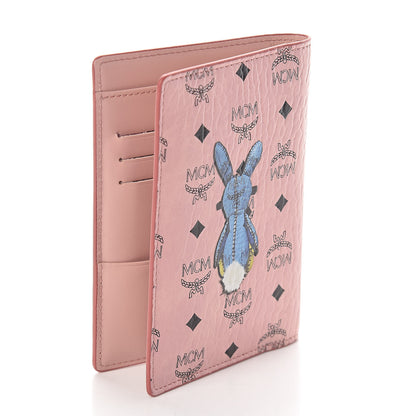 MCM Visetos Rabbit Passport Holder Soft Pink 3 of 6